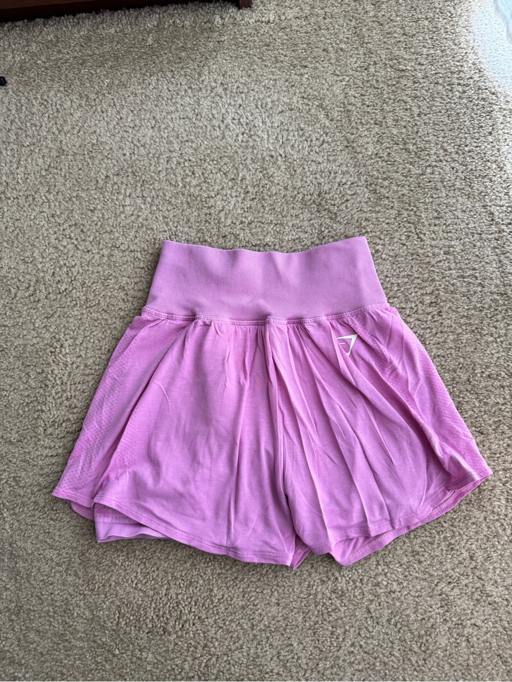 Gymshark Pink Vital Seamless 2-in-1 Short